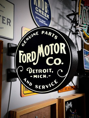 #ad #ad 12.5 13” Double Sided Ford Motor Co. LED Service Style Display 9” Available $80.00