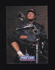 1991 Pro Line Portraits Tom Thayer #218 Chicago Bears