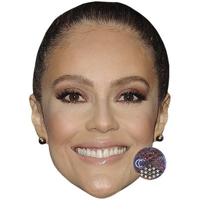 Cristina Umaña Celebrity Mask, Flat Card Face, Fancy Dress Mask