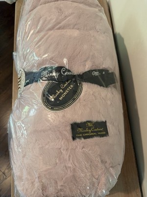 New- Minky Couture Red Blanket Monster Plush 60''x72'' - Mauve Rose