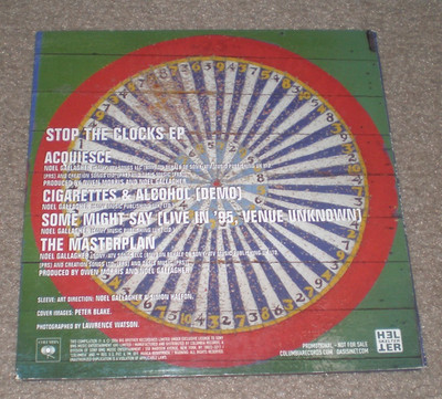 Oasis CD Stop The Clocks PROMO 5 Track EP Noel Liam Gallagher