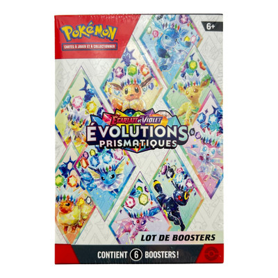 Pokémon   Bundle 6 Booster EV8.5 Prismatische Evolutions EV08.5 Sealed TCG A