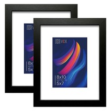 VCK Picture Frame 8 10 Inch Display Picture 5x7 with Mat or 8 10 without Mat ...