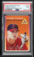 2003 Topps Heritage Chrome Retrofractor /554 Albert Pujols #THC4 PSA 9 MINT 17a5