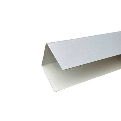 U-Profil Stahlblech verzinkt Abdeckprofil 150 cm RAL9006 Stahlverzinkt Leisten