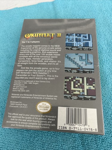 Neu NES Spiel werkseitig versiegelter Handschuh II 2 - Bild 5 von 7