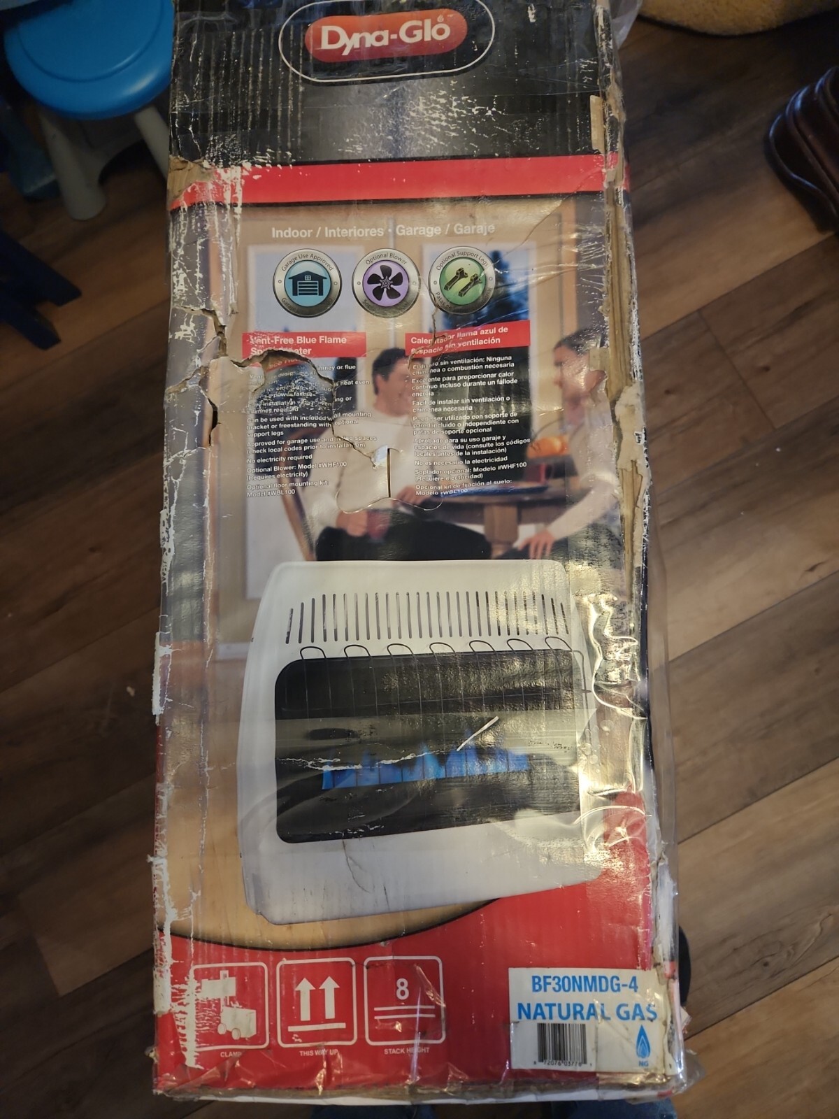 Dyna-Glo Wall Heater 30000-BTU Vent Free Natural Gas Blue Flame White  Indoor 872076037781 | eBay