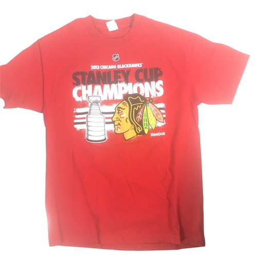 Stanley Cup Champions Mens Reebok NHL T 