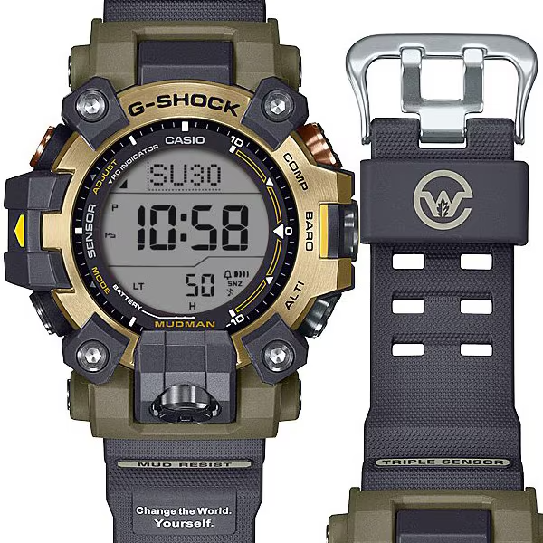 時計 G-SHOCK EARTHWATCH MUDMAN Casio G-Shock Mudman Love the Sea and the Earth EARTHWATCH