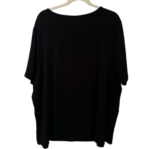 Avenue Black Plus Size Top 26/28 95% Polyester & 5% Spandex women top blouse - Picture 4 of 11