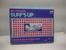 Win With Math, Surf's Up, 1970s Division Game, Homeschooling, NIP, Vintage