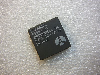 ROCKWELL RC288DPL R6684-21 Data & V.17 Fax Modem Data Pump PLCC-68 **NEW**