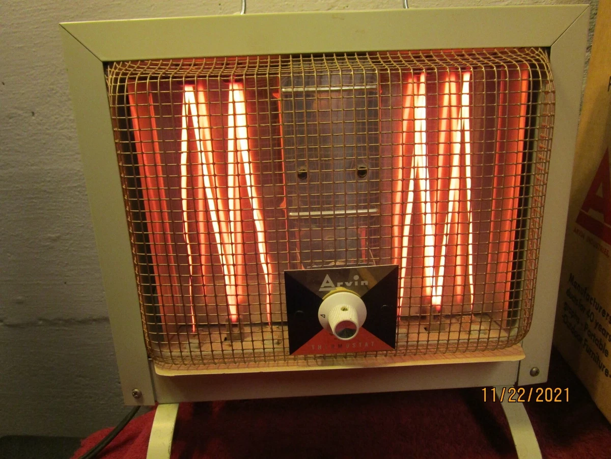 Vintage Arvin Electric Heater Model 32H25 1320 Watt W/ Forced Air Fan | eBay
