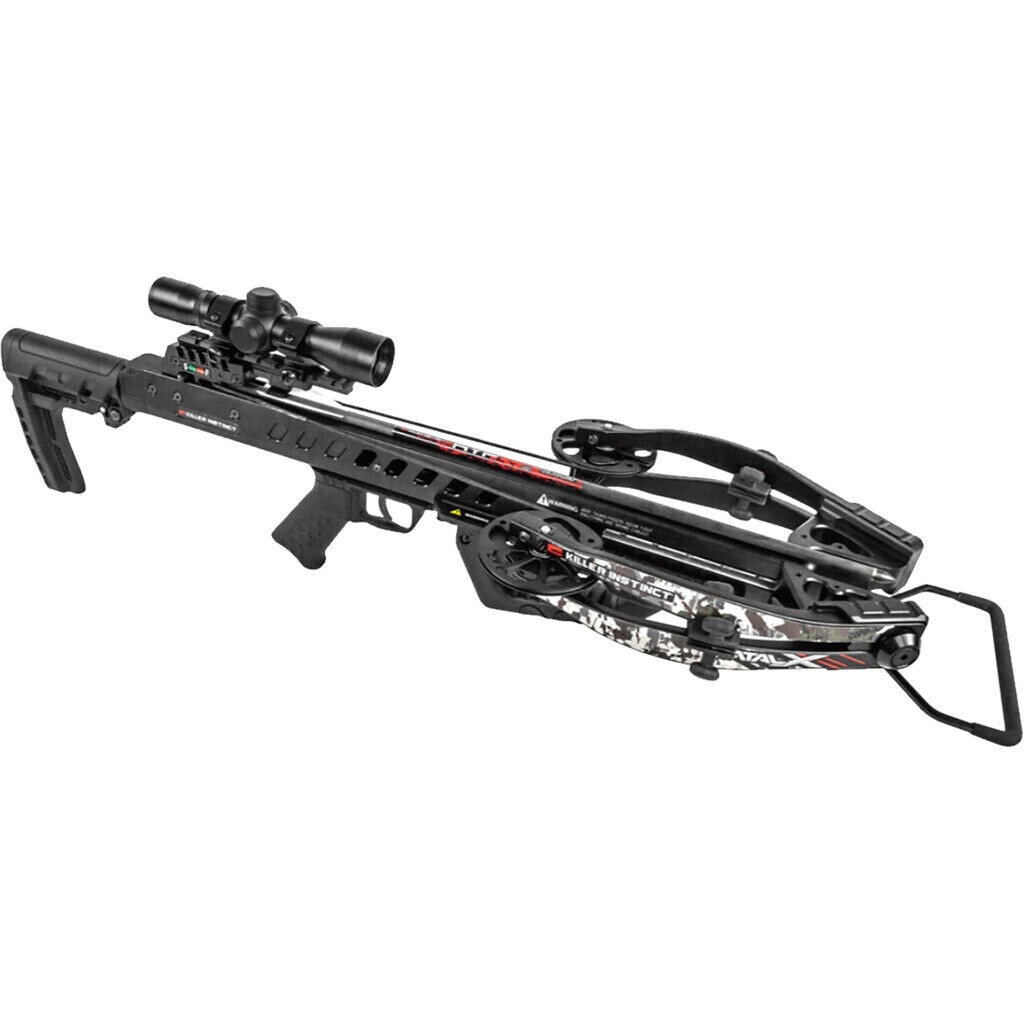 Killer Instinct Fatal-X 405 fps Crossbow Pro Package with LUMIX