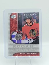 Nicolas Beaudin 20-21 Upper Deck Trilogy Rookie Renditions Hockey Card