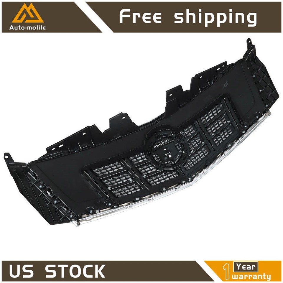 For 2013 2014 2015 Cadillac XTS Front Bumper Upper Grille Chrome ...