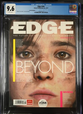Edge magazine #244 CGC 9.6 (2012, Future UK gaming) Beyond Two Souls cover