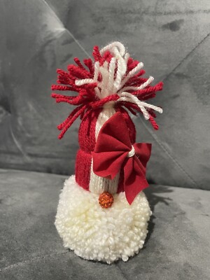 Gonk Nordic Scandi Pom Pom Gnome Santa Köpfe Fab für den Baum oder als Zimmerdekoration