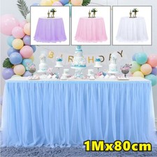 Tutu Tulle Table Skirt Table Cloth Cover Wedding/Birthday/Party Decor Christmas