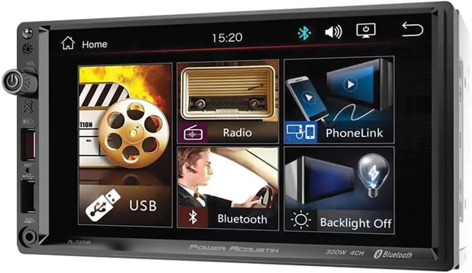 Power Acoustik PL‐700HB 7" Android Touchscreen Display Double-DIN Car Stereo - Image 3 of 4