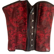 Adore Me Corset Lingerie Size Size M, New Black Red