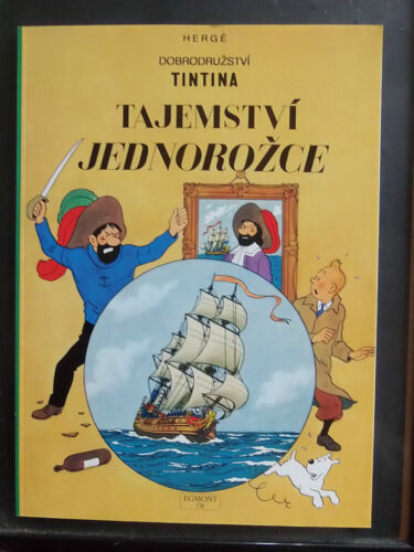 Tintin  -  Le secret de la licorne en tchèque éd. Egmont 1994 - RARISSIME TBE!! - Afbeelding 1 van 2