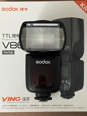 US Warehouse Godox Ving V860II-F TTL HSS 1/8000s Camera Flash Speedlite For Fuji