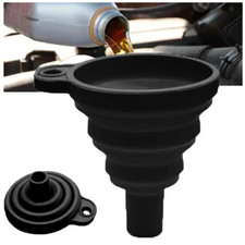 Engine Funnel Car Universal Silicone Liquid Funnel Washer Fluid Change Foldabl