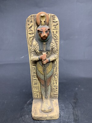 Rare Ancient Egyptian Goddess Sekhmet Pharaonic Statue Antiques Unique BC