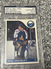 PHIL HOUSLEY SIGNED AUTOGRAPHED 1985 O-PEE-CHEE OPC CARD # 63-PSA/DNA slabbed