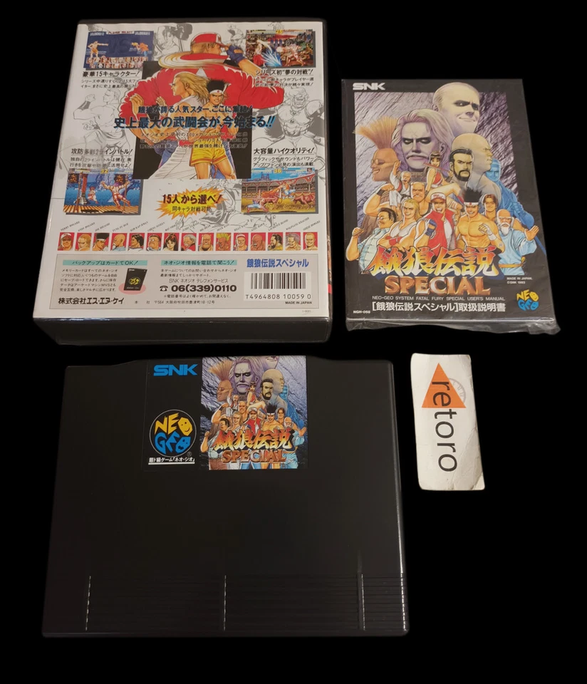 FATAL FURY SPECIAL GAROU DENSETSU Neo Geo AES Neogeo JAP SNK Cartridge Complete - Imagen 4 de 4