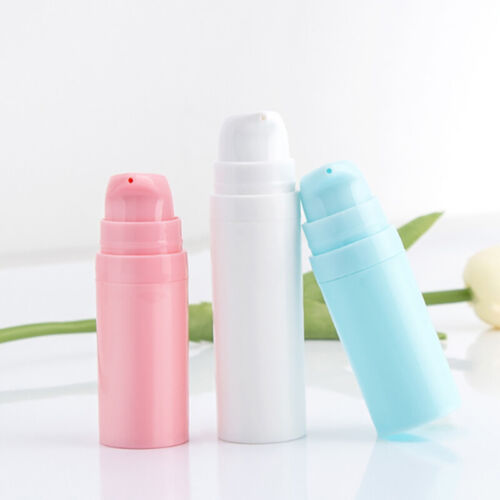 5/10/15ml Empty Airless Pump Bottles Mini Lotion Vacuum Cosmetic Containers - Picture 4 of 23