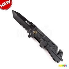 8" MTech USA Tanto Tactical Folding Pocket Knife Special Forces Rifle Style