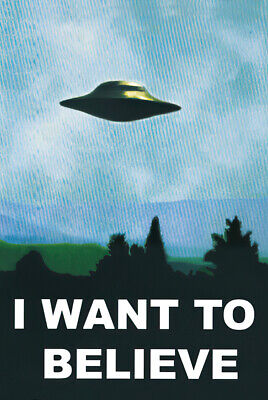 Buy X-Files - I Want To Believe - TV Show Poster / Print (Ufo) (Size: 24 X 36)