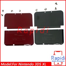 For Nintendo 3DS XL Housing Cover Shell Top Bottom Red  Black New Ver.