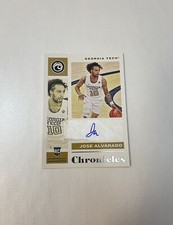 2021-22 Panini Chronicles Jose Alvarado Signed RC # CR-JAL Georgia Tech