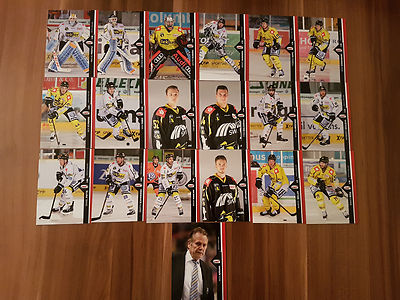 DEL 16-17 2016-2017 Premium 2 Teamset Krefeld Pinguine KEV 19 Karten Komplett