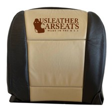 2008-2010 Ford Explorer Eddie Bauer Driver Bottom Leather Seat Cover Tanblack