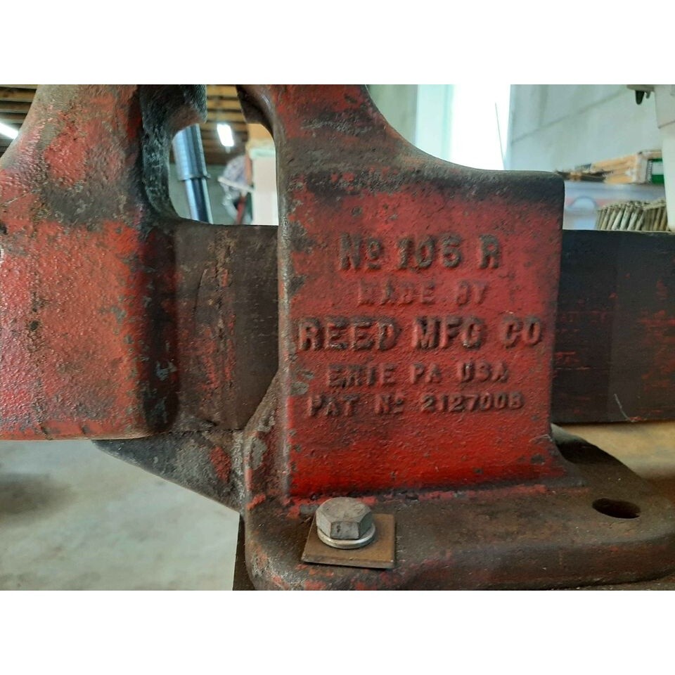 Reed Red 105 Vise, 5” jaw, non-swivel base, good condition | eBay