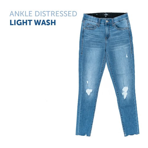 28 Lularoe Denim Jeans Ankle Distressed 