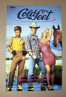COLD FEET Keith Carradine VIDEO-POSTER 53x84cm German 1-Sheet ´89 Sally KIRKLAND