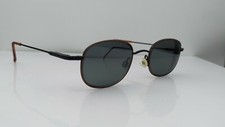 Vintage 901/S Black Brown Oval France Sunglasses FRAMES ONLY
