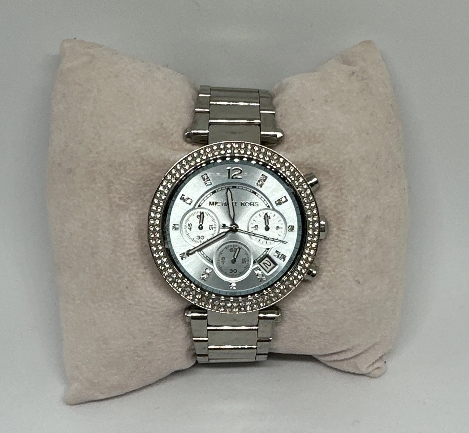 Orologio Michael Kors Parker MK5925 donna acciaio inox quadrante analogico quarzo HME98