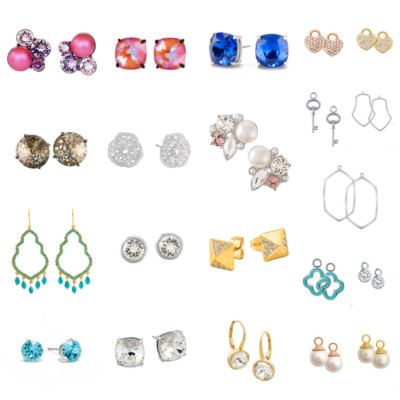 Origami Owl EARRINGS NEW Your Choice Studs Clara Clusters Exclusives Discontinue