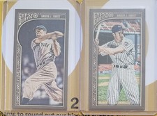 2015 TOPPS GQ GYPSY QUEEN JOE DiMAGGIO #120 SP MINI VARIATION + BASE YANKEES HOF