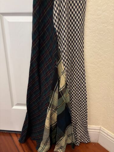 Denim & Supply Ralph Lauren Women's New Plaid Cotton Halstead Maxi Dress XS - Picture 6 of 9