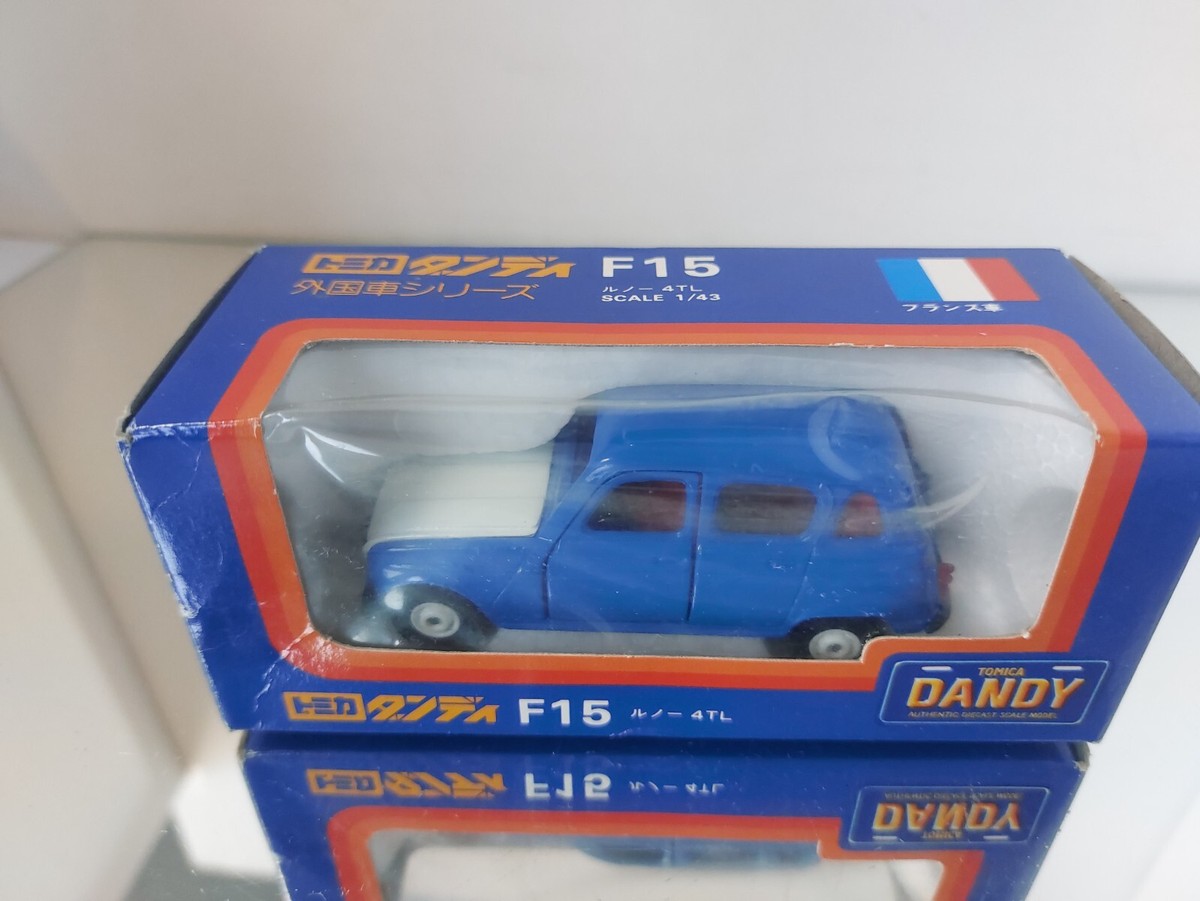 トミカ　ダンディ外国車シリーズF15 ルノー4TL Dandy Tomica F15 Renault 4TL 1:43 In Box Made In Japan Mint