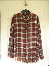 Men  s Flannel Shirt Sz L 100 Cotton Long Sleeve Button Up