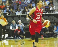 KRISTI TOLIVER Signed 8.5 x 11 Photo Signed REPRINT Basketball WNBA Wizards