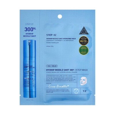 (VT x 10) Hydrop Reedle Shot 300hL 2Step Mask 1Pack ((1.5g + 27g) x 10ea)